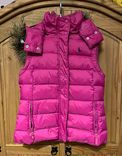 Jack wills pink puffer gilet - pink,