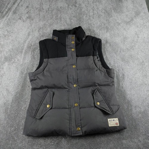 Jack wills gilet black - jack, uk