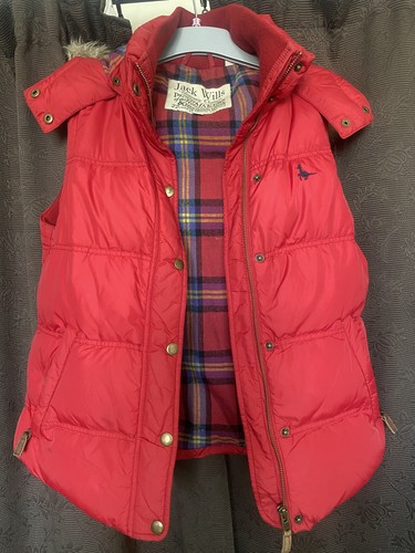 Jack wills red - gilet, size