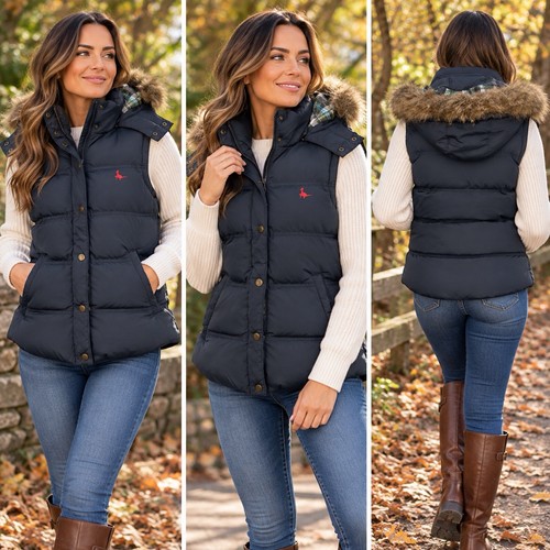 Jack wills womens navy padded - wills,