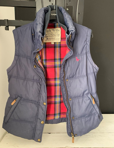 Jack wills blue - puffer, gilet
