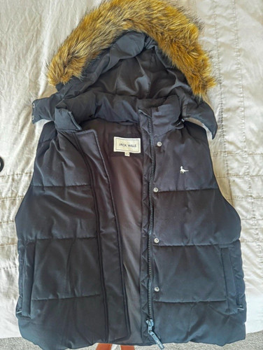 Jack wills black - black, hooded