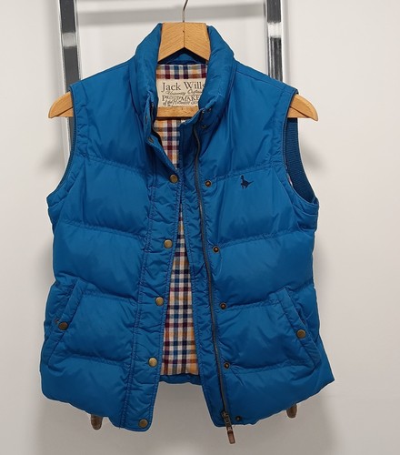 Jack wills blue puffer gilet - wills,