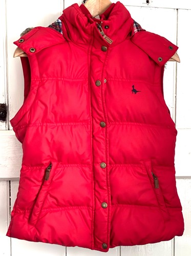 Jack wills hooded red gilet - jack,