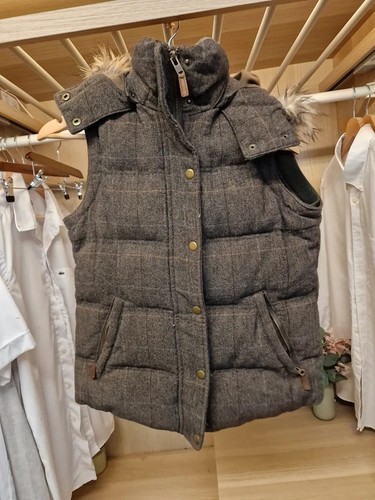 Womens jack wills tweed gilet - tweed,